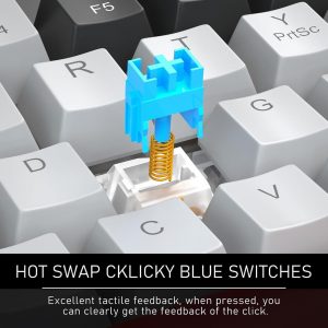 Blue Clicker N-Key Rollover Gaming Keyboard - Image 2